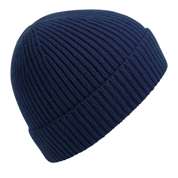 Beechfield Engineered Knit Ribbed Beanie One Size Oxford Navy Oxford Navy One Size