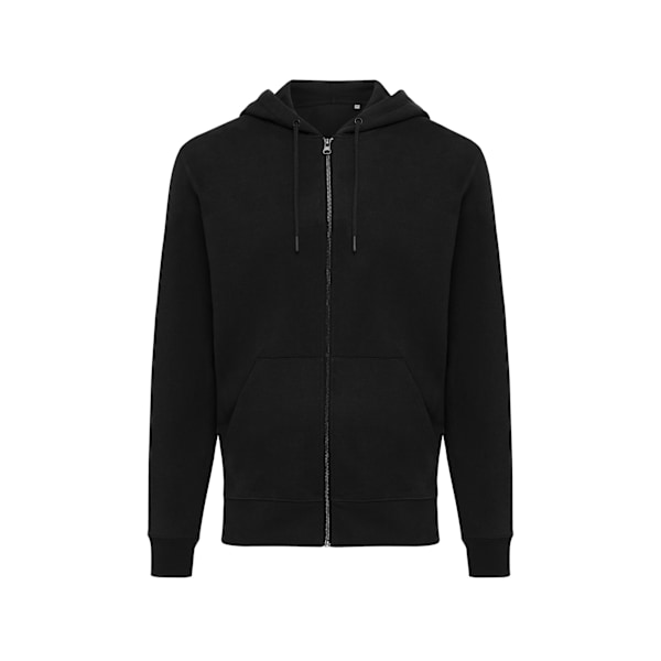 Iqoniq Unisex Vuxen Abisko Återvunnen Bomull Full Zip Hoodie 4XL Black 4XL