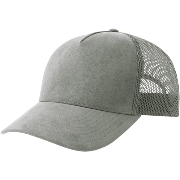 Atlantis Unisex Vuxen Rapper 5 Panel Mocka Hållbar Truckerkeps Grey One Size