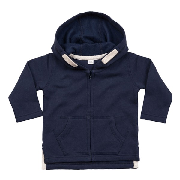 Babybugz Baby Full Zip Hoodie 2-3 Månader Nautical Navy Nautical Navy 2-3 Months