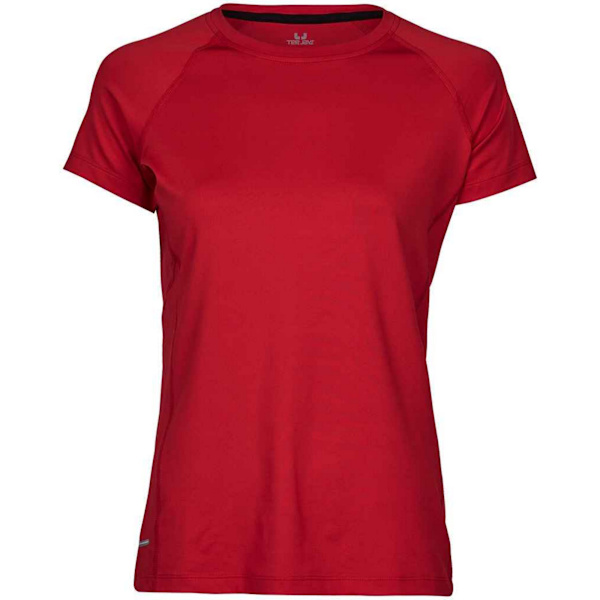 Tee Jays Dam/Kvinnor CoolDry Sportig T-shirt S Röd Red S