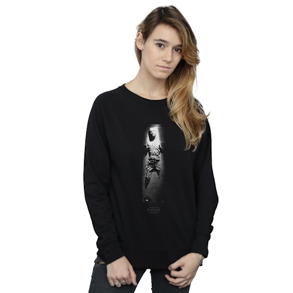 Star Wars Dam/Damer Han Solo Carbonite Sweatshirt L Svart Black L