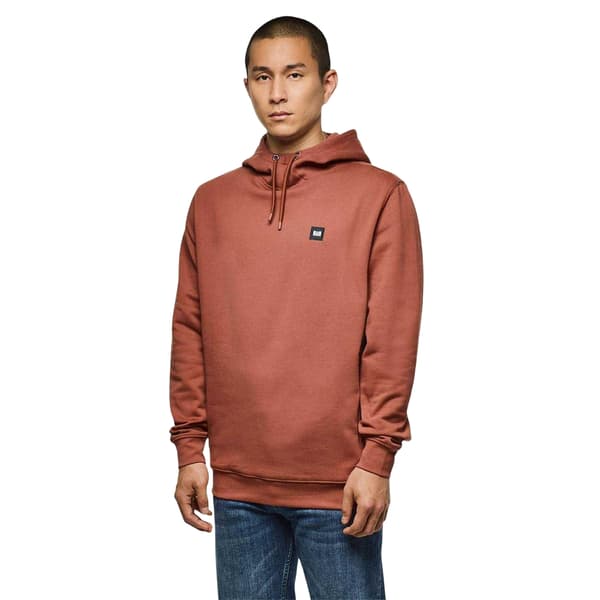 Weekend Offender Herr Hoodie i kammad bomull M Rost Rust M