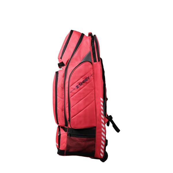 Shrey Cricket Wheelie Duffle Bag En Storlek Röd Red One Size