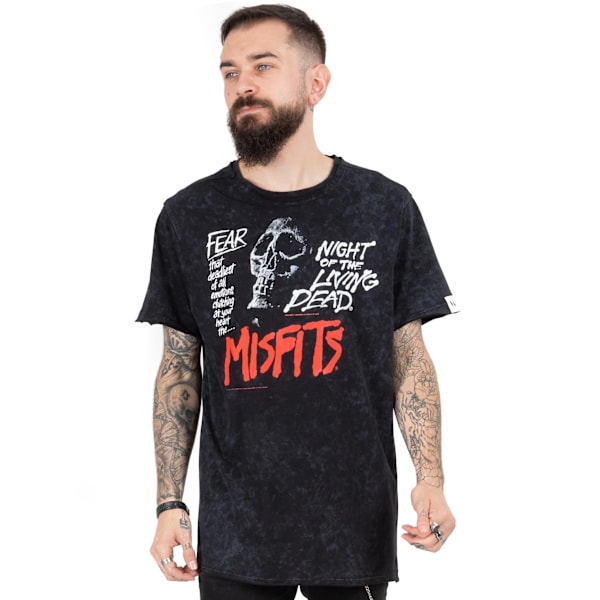 Misfits Unisex Vuxen Night Of The Living Dead T-Shirt S Svart/Vit Black/White S