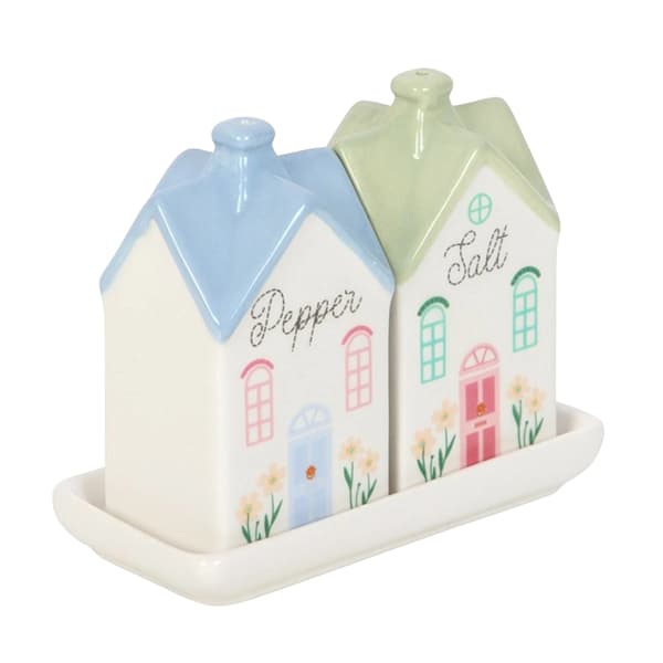 Something Different Pastel House Salt- och Pepparströare En Storlek Multicoloured One Size