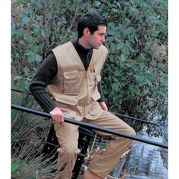 Result Herr Safari Väst Jacka XL Kamel Camel XL