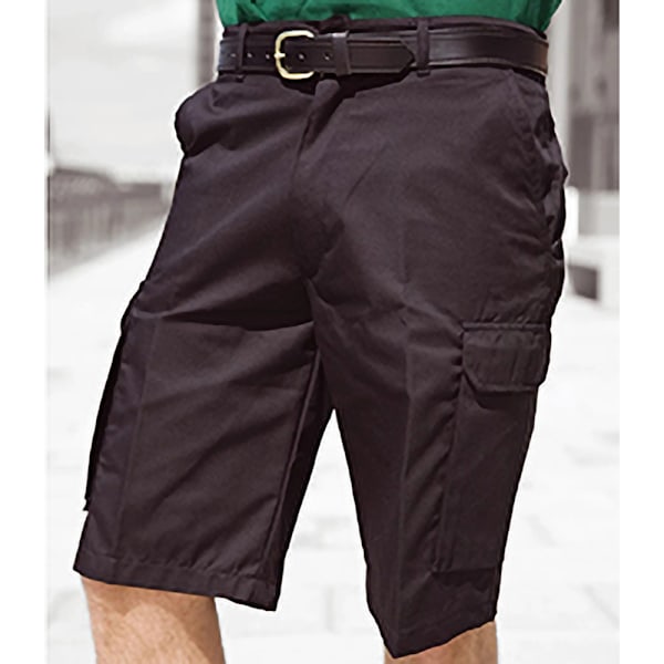 Warrior Herr Cargo Arbets Shorts 40 Svart Black 40