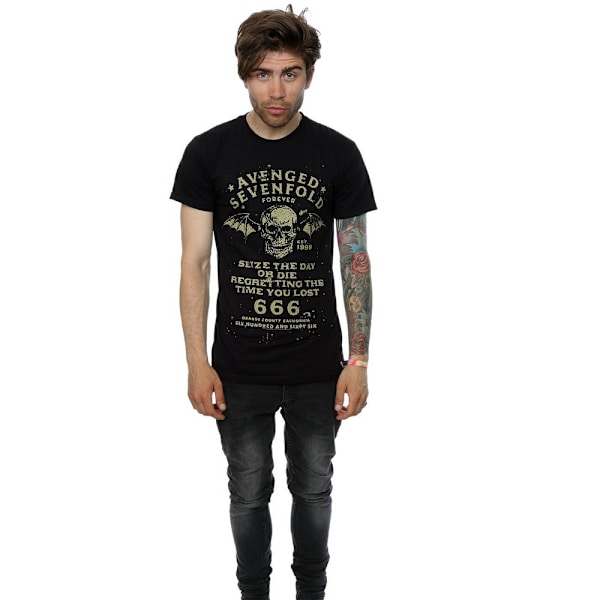 Avenged Sevenfold Unisex Adult Seize The Day T-Shirt XXL Svart Black XXL