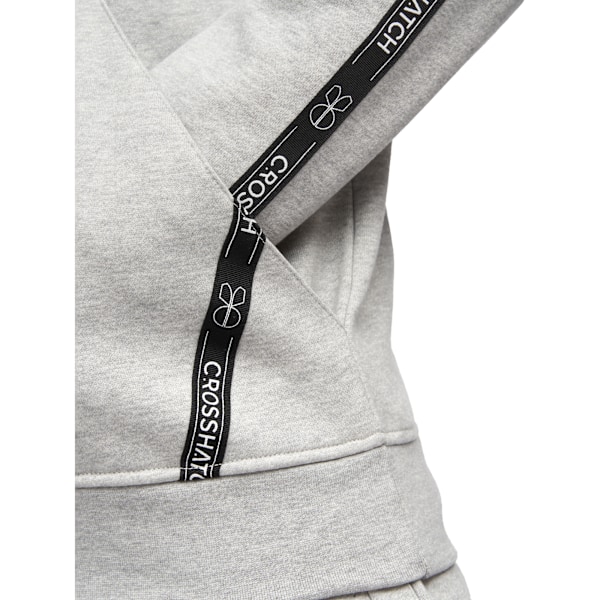 Crosshatch Mens Apollos Hoodie M Grey Marl Grey Marl M