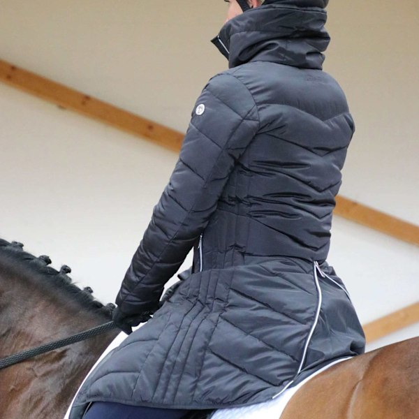 Coldstream Dam/Damer Kimmerston Quilted Coat L Charcoal Grå Charcoal Grey L