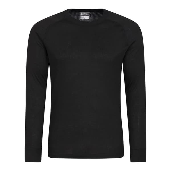 Mountain Warehouse Talus Underställströja för Män (2-pack) L Svart Black L