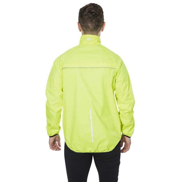 Trespass Retract Hi-Vis Packaway Vattentät Jacka för Herr. M Hi V Hi Visibility Yellow M