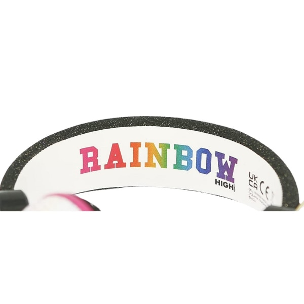 Rainbow High Childrens/Kids On-Ear-hörlurar One Size Black/Wh Black/White One Size