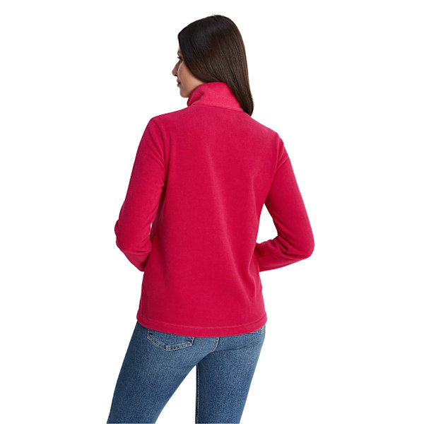 TOG24 Dam/Kvinnor Tryckknapp Fleece Topp 16 UK Cerise Cerise 16 UK