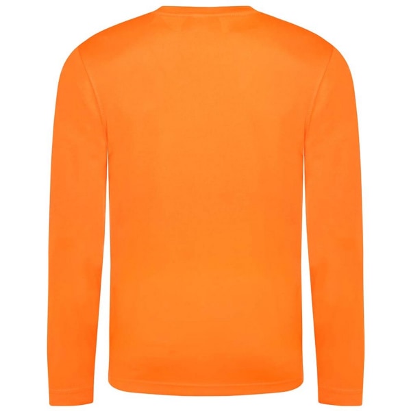 AWDis Cool Mens Moisture Wicking Långärmad T-Shirt S Electri Electric Orange S
