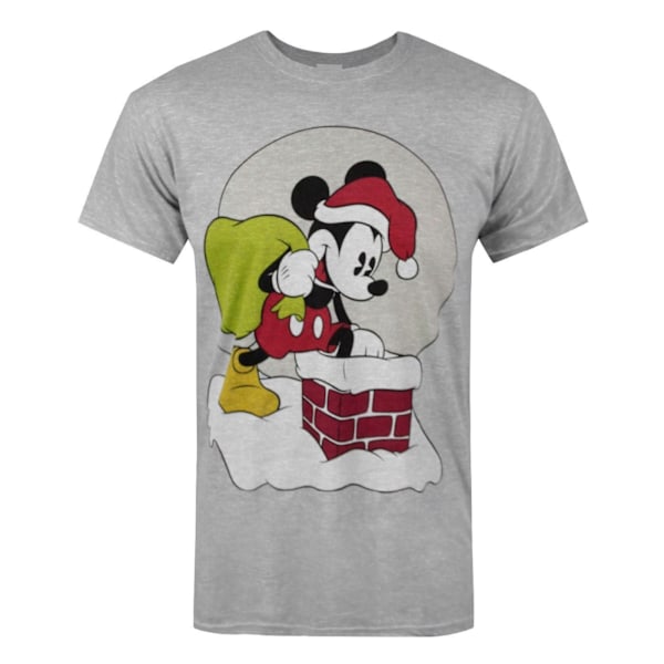Mickey Mouse Jul T-shirt S Grå Grey S