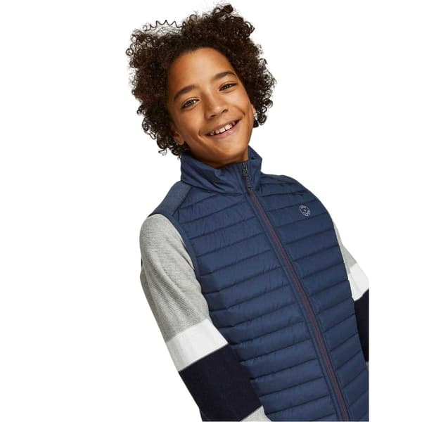 Jack And Jones Pojkar Klassisk Polyesterväst 16 År Navy Blaze Navy Blazer 16 Years