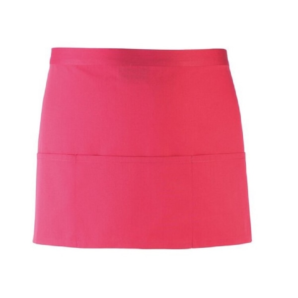 Premier Damer/Damfärger 3-ficksförkläde/arbetskläder One Siz Hot Pink One Size