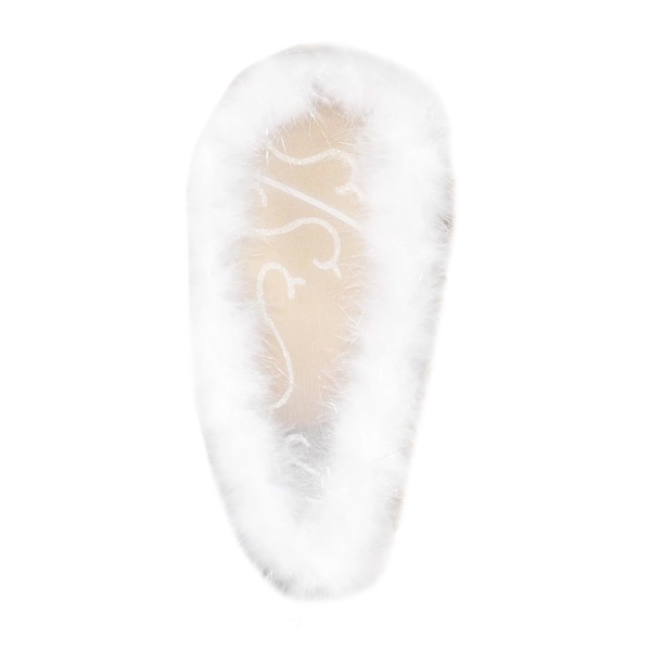 Smiffys Mini Marabou Glitter Vingar One Size Vit White One Size