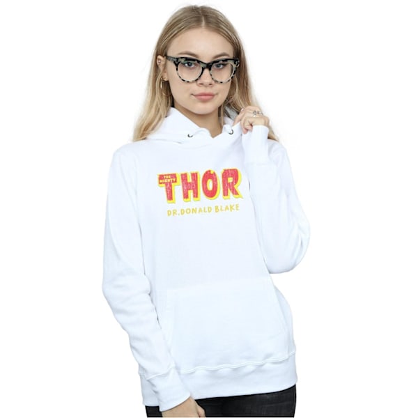 Marvel Womens/Ladies Thor AKA Dr Donald Blake Hoodie XXL Vit White XXL