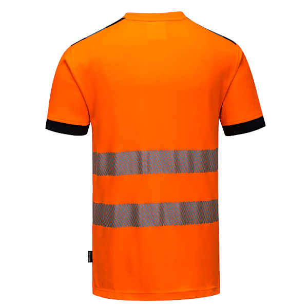 Portwest Hi-Vis Säkerhet T-shirt M Orange/Svart Orange/Black M