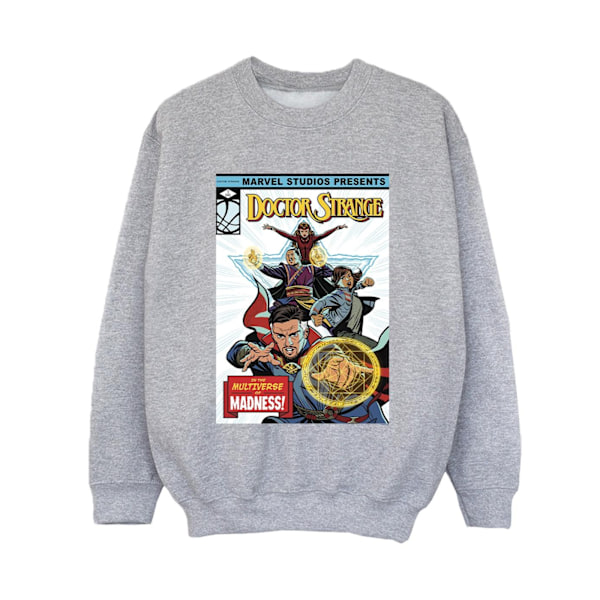 Marvel Boys Doctor Strange Comic Cover Sweatshirt 12-13 år S Sports Grey 12-13 Years