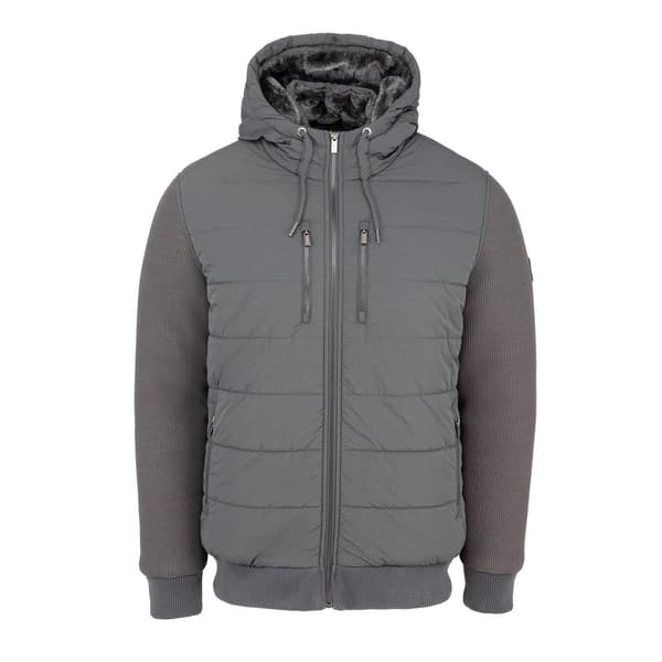 Firetrap Herr Sartorial Vadderad Jacka XXL Charcoal Charcoal XXL