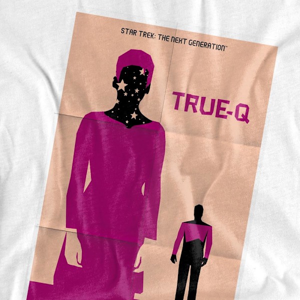 Star Trek Unisex Vuxen The Next Generation Säsong 6 Avsnitt 6 T-shirt White L