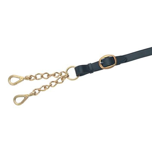 Blenheim Läder Häst Led Töm En Storlek Svart Black One Size