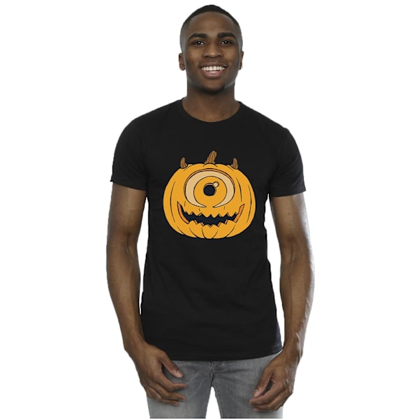 Monsters Inc Herr Pumpa Bomulls Halloween T-shirt M Svart Black M