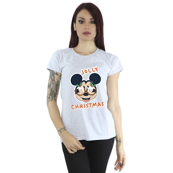 Disney Dam/Kvinnor Musse Pigg Jolly Jul Glasögon Cotto Sports Grey XXL