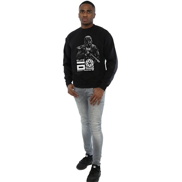 Star Wars Rogue One Elite Death Trooper Sweatshirt XXL Svart Black XXL