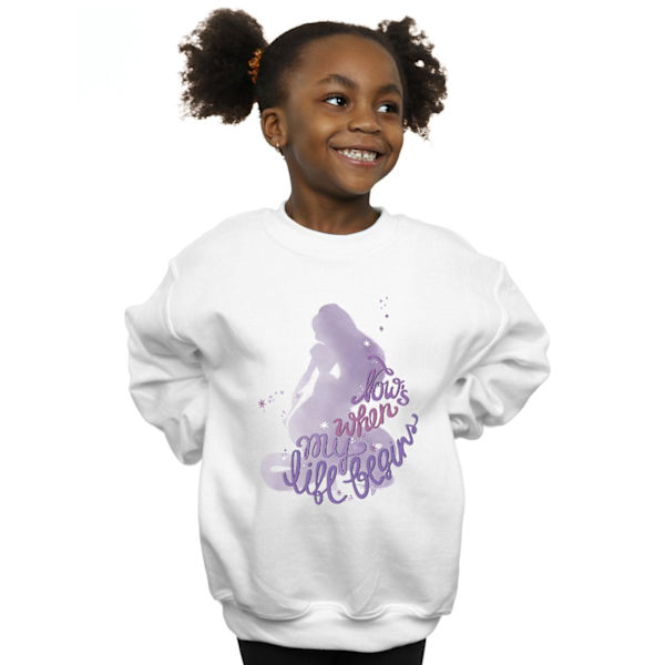 Disney Girls Tangled Nu är det min tur att börja mitt liv Sweatshirt 5-6 år White 5-6 Years