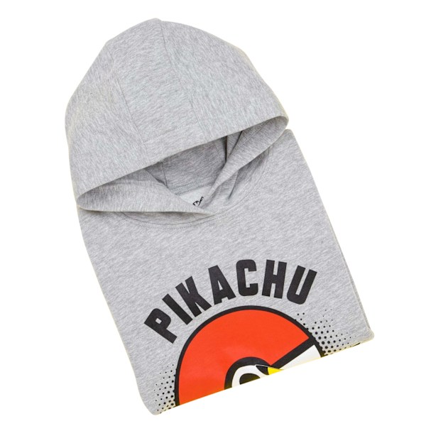 Pokemon Girls Pikachu Hoodie Klänning 5-6 År Grå Grey 5-6 Years