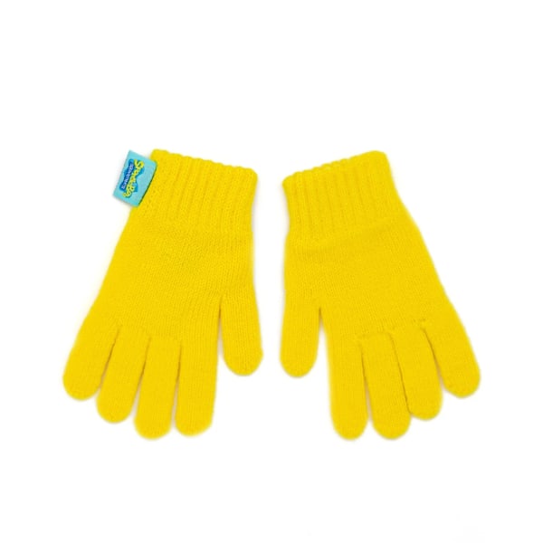 SpongeBob SquarePants Barnmössa och Vantar Set Yellow 4-8 Years
