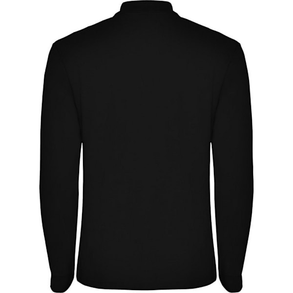 Roly Estrella långärmad pikétröja M Solid Black Solid Black M