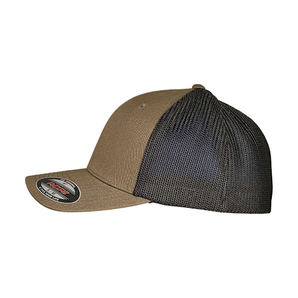 Flexfit Unisex Mesh Recycled Trucker Cap One Size Olive/B Olive/Black One Size