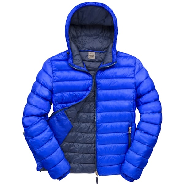 Result Urban Mens Snow Bird Hooded Jacket L Royal Blue/Navy Royal Blue/Navy L