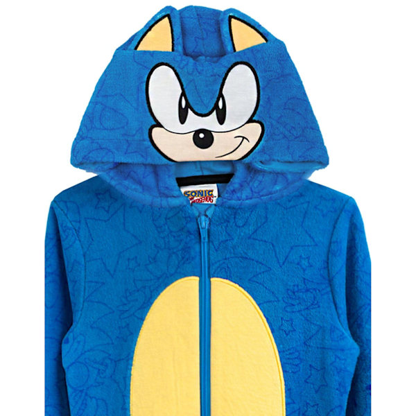 Sonic The Hedgehog Barn/Barn 3D Sovdress 8-9 År Blå Blue 8-9 Years