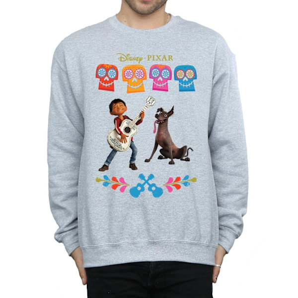 Disney Herr Coco Miguel Logo Sweatshirt S Sports Grey Sports Grey S