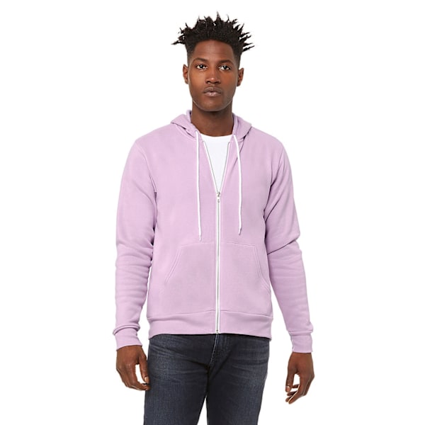 Bella + Canvas Unisex Vuxen Fleece Full Zip Hoodie XS Lila Lilac XS