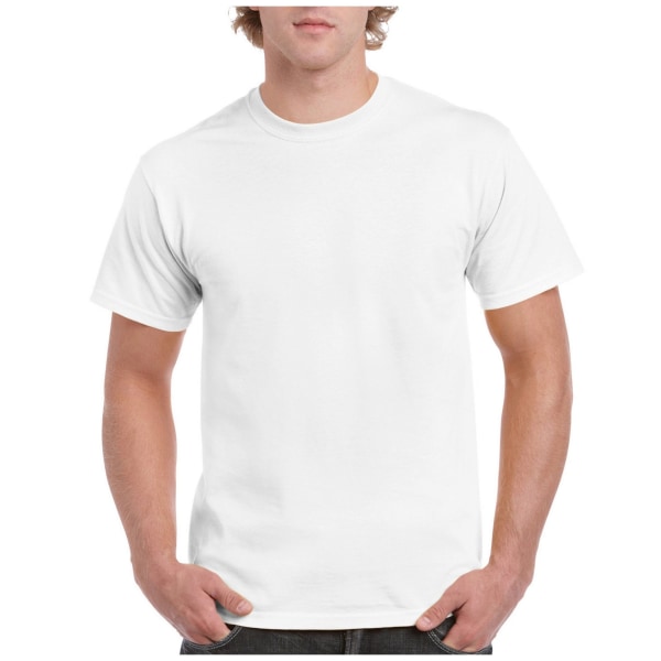 Gildan Mens Hammer T-Shirt 4XL Vit White 4XL