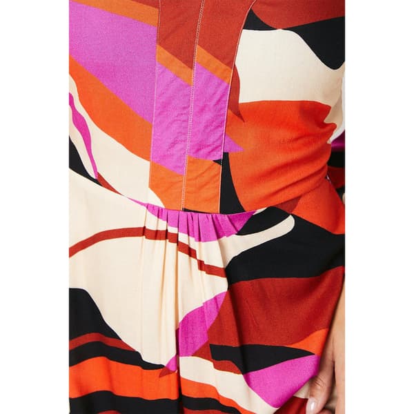 Principles Dam/Damer Abstrakt Volum Maxiklänning 16 UK Multi Multicoloured 16 UK