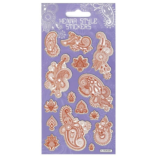 Paper Projects Henna-klistermärken (2-pack) One Size Röd Red One Size