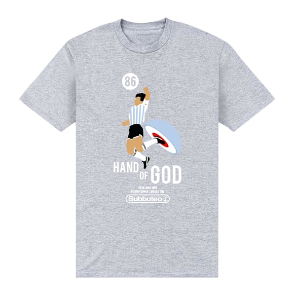 Subbuteo Unisex Hand Of God T-shirt M Heather Grey Heather Grey M