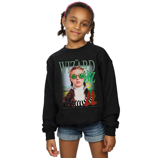 The Wizard Of Oz Flickor No Place Checkerboard Sweatshirt 9-11 År Black 9-11 Years
