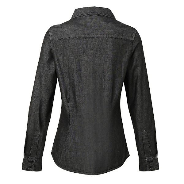 Premier Dam/Dam Stitch Shirt M Svart Denim Black Denim M