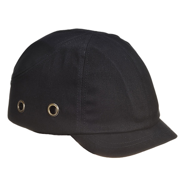 Portwest Kort Skärm Skyddsmössa One Size Svart Black One Size