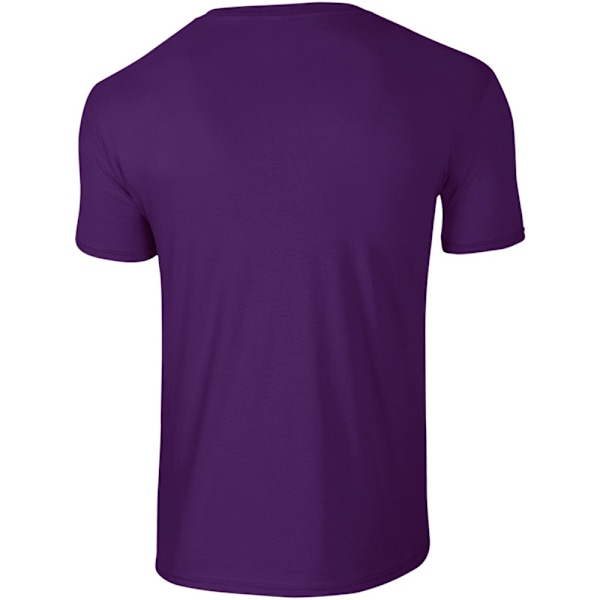 Gildan herr kortärmad mjuk t-shirt 3XL lila Purple 3XL